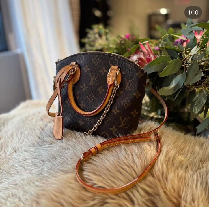LV LOCKIT MONOGRAM HANDBAG WITH PREMIUM QUALITY BOX