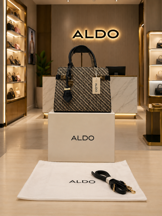ALD Lisbon Womens White Satchel with box