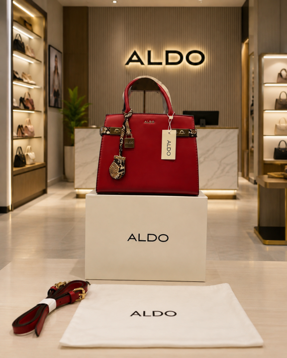 ALD Lisbon Womens White Satchel with box