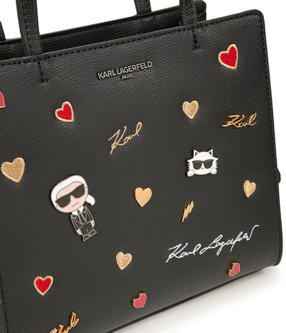 KL Lagerfeld Embossed Logo Tote Para Mujer Original With Dust Bag