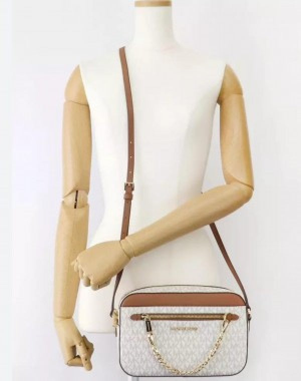 MK Jet Set East West Chain Crossbody Sling with box