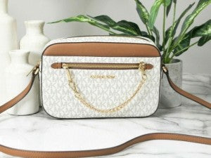 MK Jet Set East West Chain Crossbody Sling with box