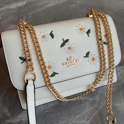 CH Klare flower Crossbody In Signature Bag With OG Box &amp; Dust Bag