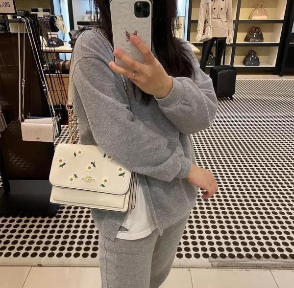 CH Klare flower Crossbody In Signature Bag With OG Box &amp; Dust Bag