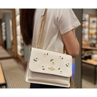 CH Klare flower Crossbody In Signature Bag With OG Box &amp; Dust Bag