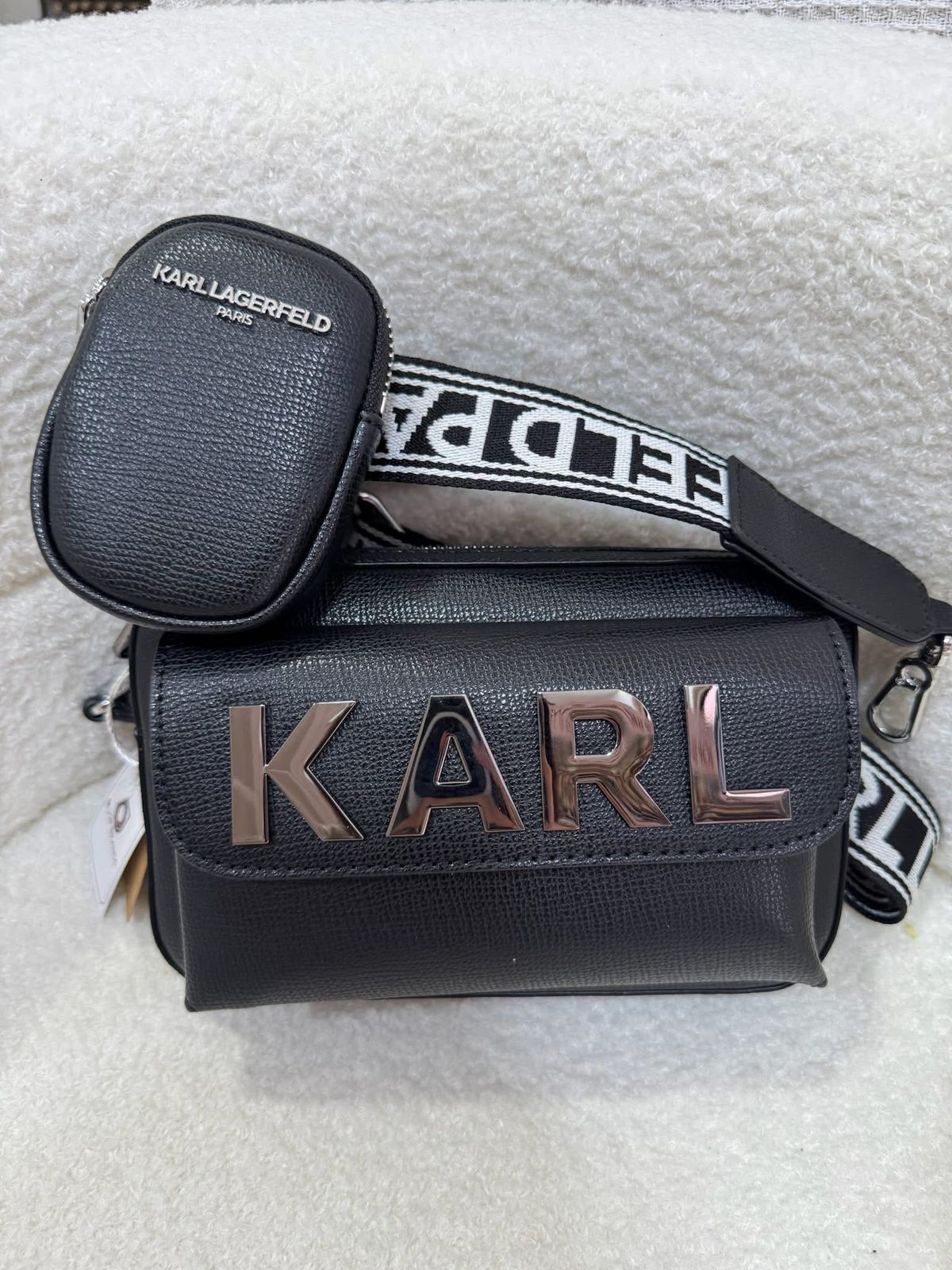 KL Lagerfeld Maybelle Camera Crossbody Bag