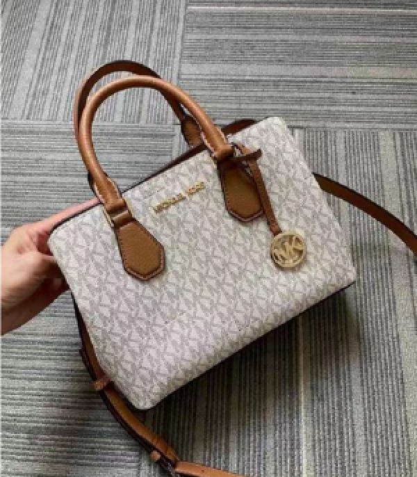 MK MIRROR EMILIA LOGO MINI TOTE BAG double box packing