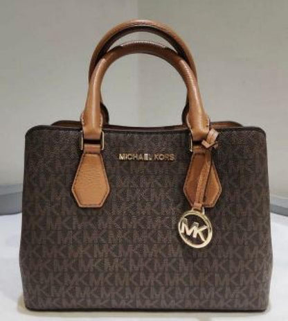MK MIRROR EMILIA LOGO MINI TOTE BAG double box packing