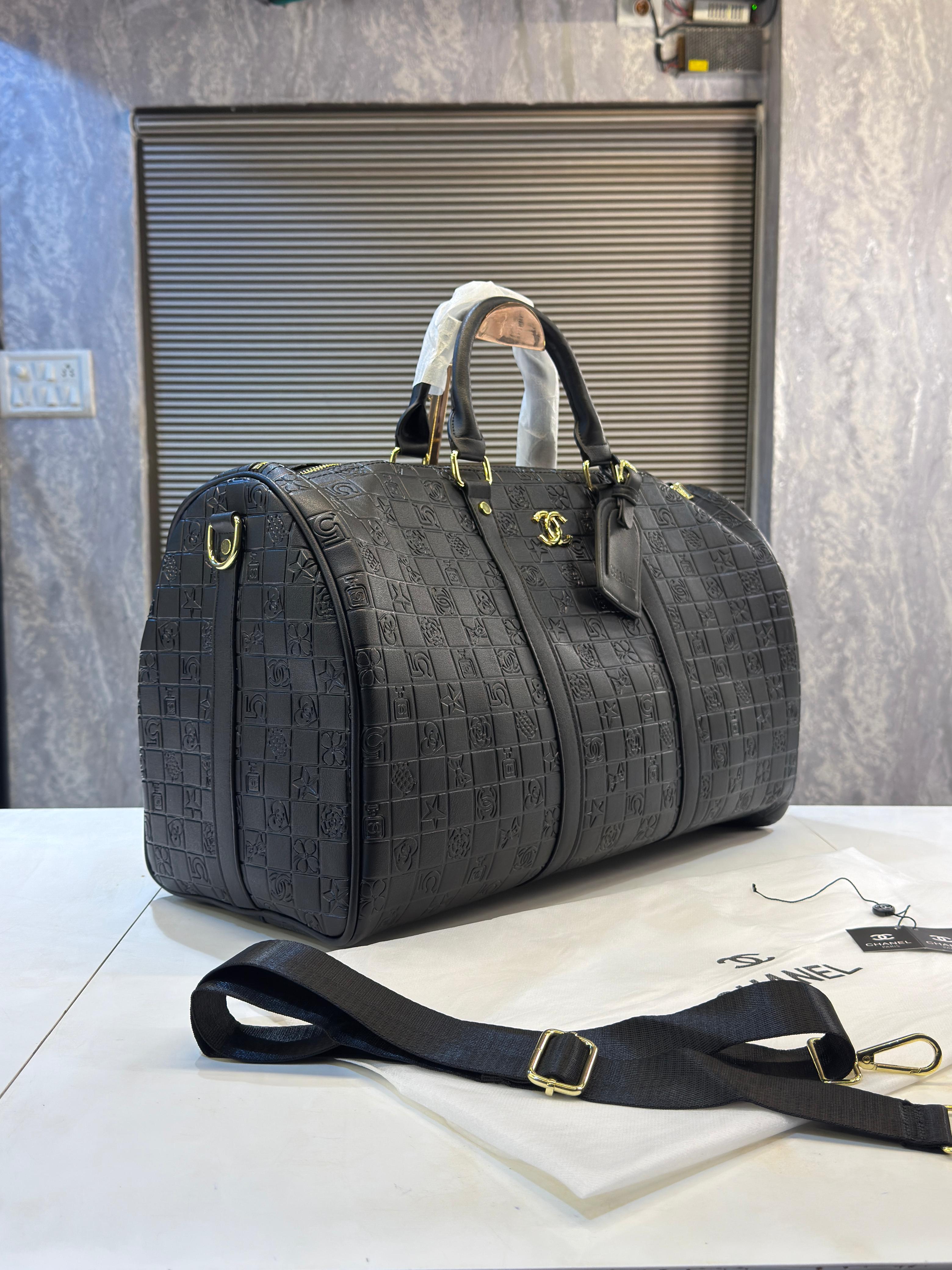 CN Monogram Premium Travel Duffel Bag