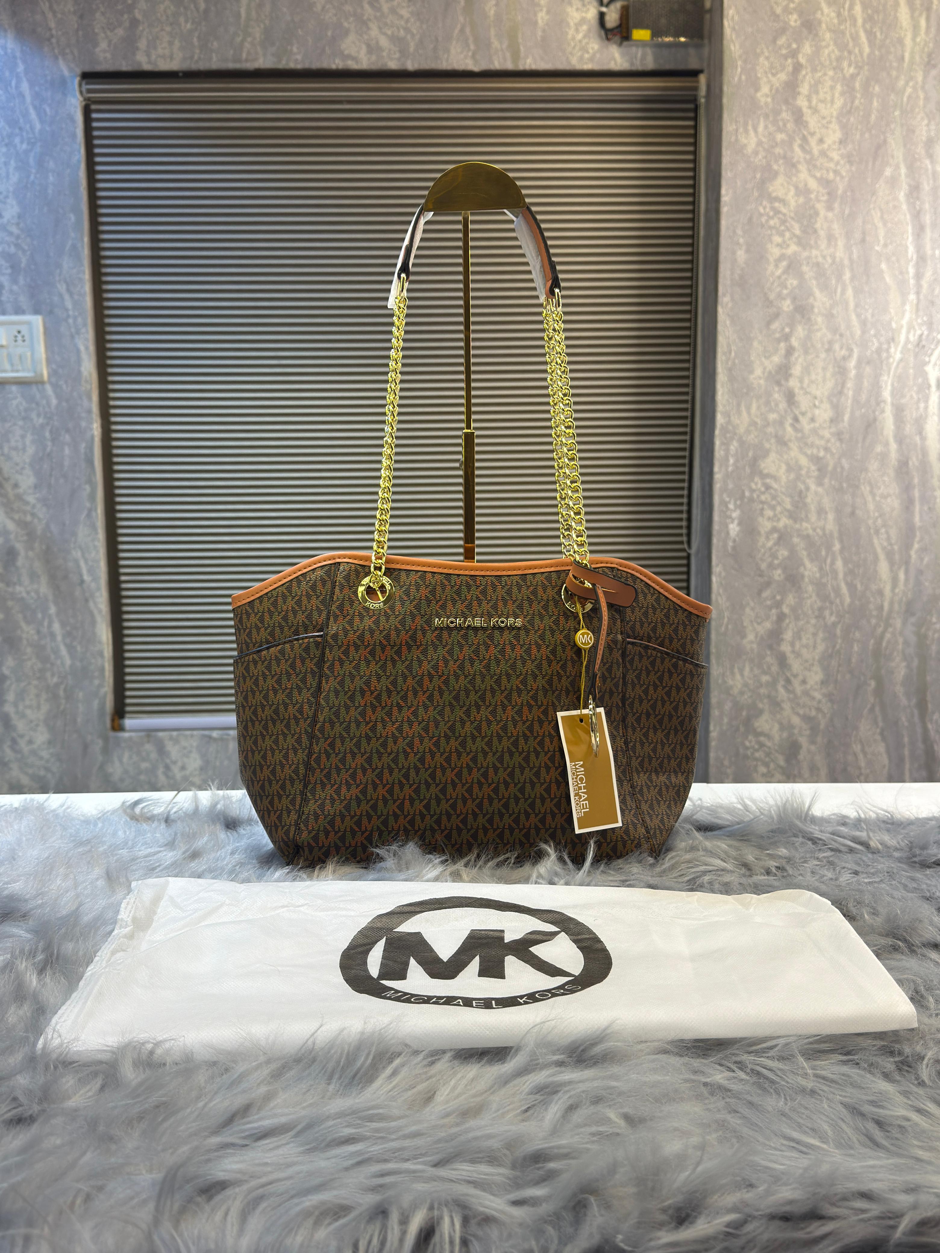 MK Jet Set Travel Chain Shoulder Tote Bag Witch Dust Bag