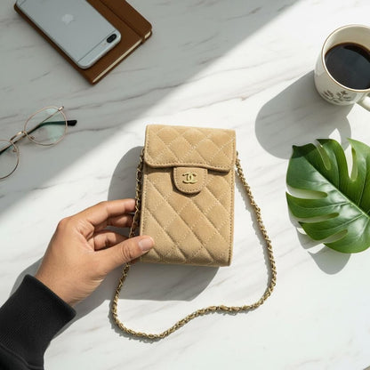 CN mobile holder cum sling bag with box