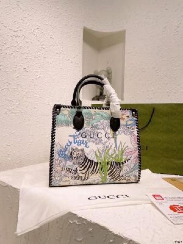 GCi tiger jackie print hand bags for women tote bag premium quality with box