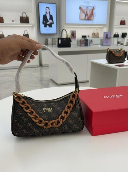 Gus DEA TOP ZIPPER SHOULDER BAG WITH BOX