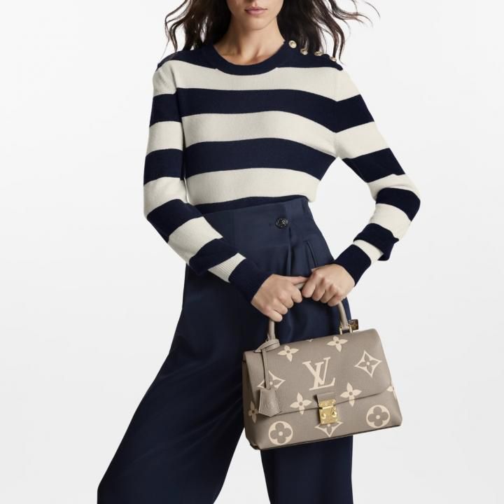 LV leather Bag with Double Box premium quality