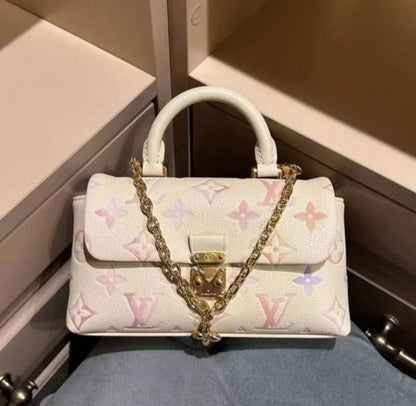LV leather Bag with Double Box premium quality