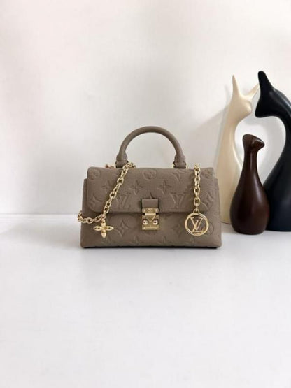 LV leather Bag with Double Box premium quality