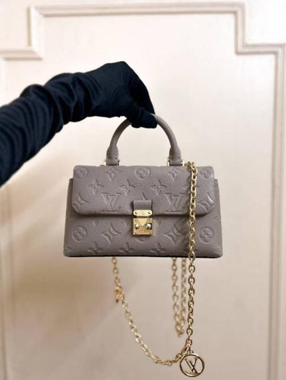 LV leather Bag with Double Box premium quality
