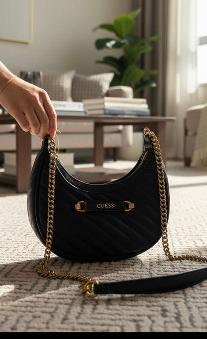 Gus DEA TOP ZIPPER SHOULDER BAG WITH BOX