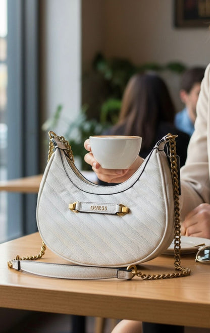 Gus DEA TOP ZIPPER SHOULDER BAG WITH BOX