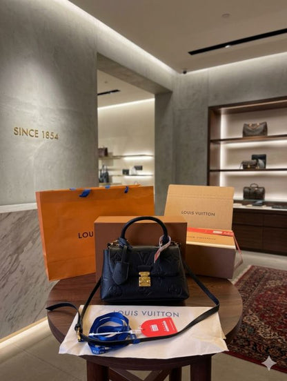 LV madeleine handbag with packing box