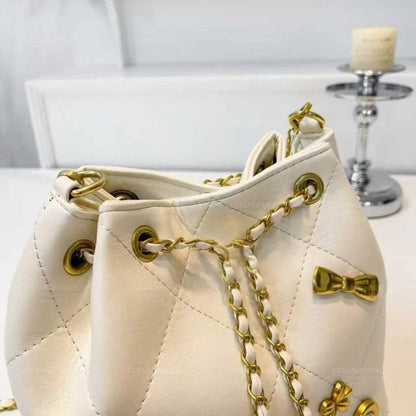 CN Bowtie mini bucket bag with premium quality bow