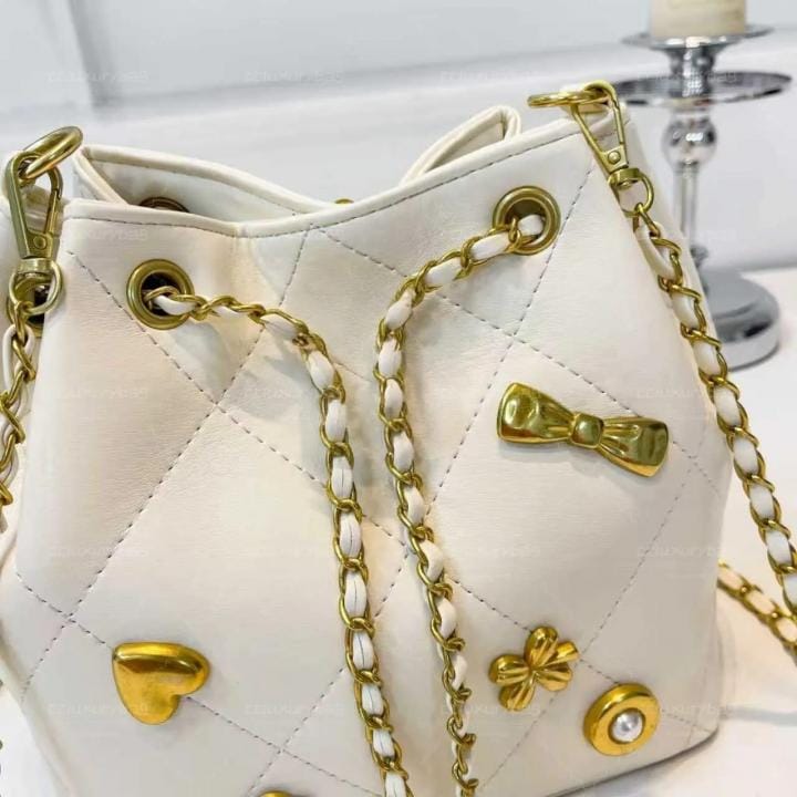 CN Bowtie mini bucket bag with premium quality bow