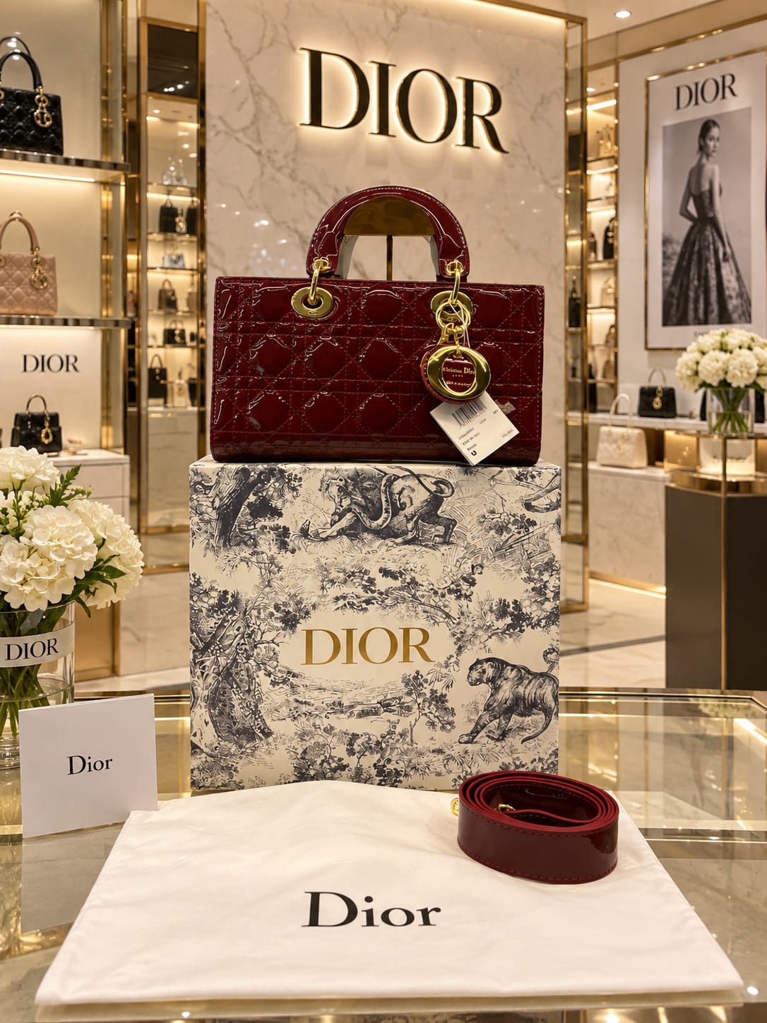 dio lady bag with premium quality box