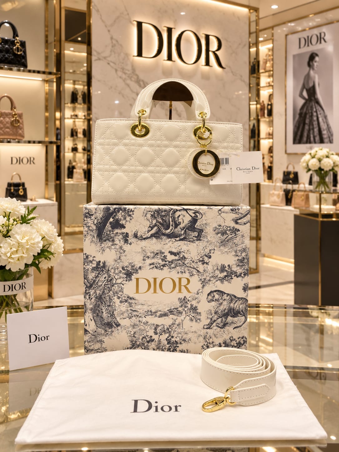 dio lady bag with premium quality box
