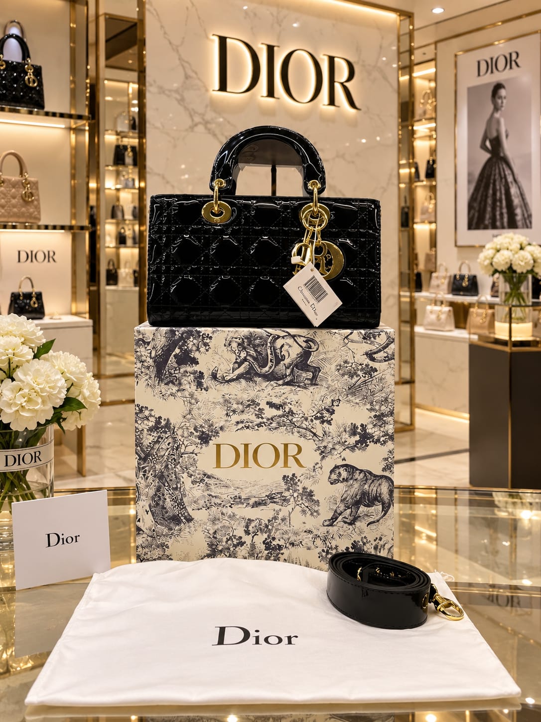 dio lady bag with premium quality box
