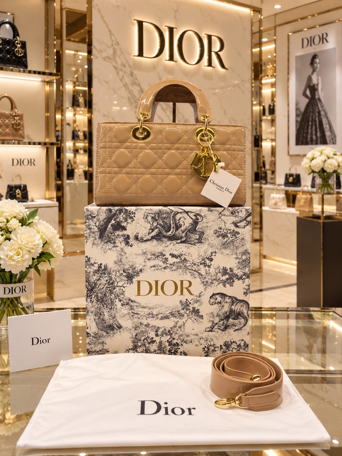 dio lady bag with premium quality box