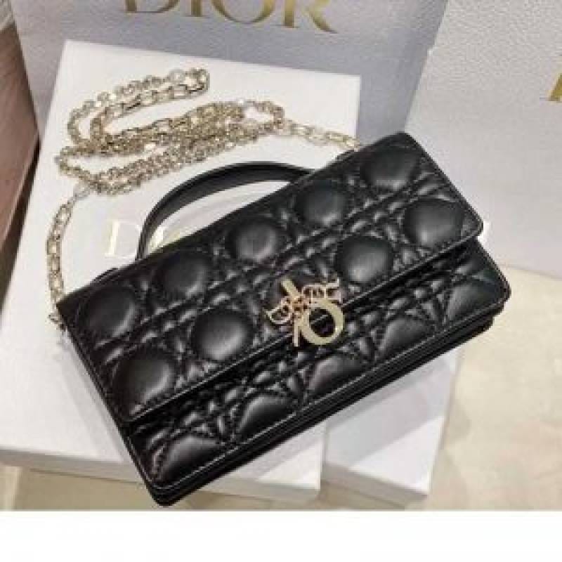 DIO Lady D-Joy Style Chain Shoulder Bag with premium quality box