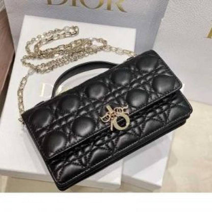 DIO Lady D-Joy Style Chain Shoulder Bag with premium quality box