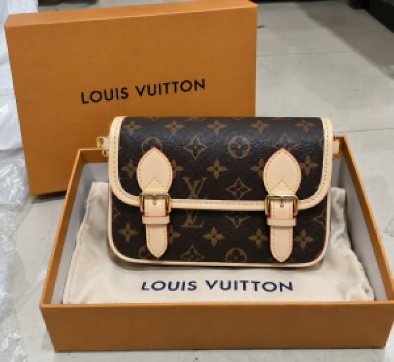 LV satchel wearable handbag with premium quality box