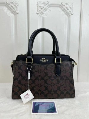 CH mini darcie carryall in signature chambray bag with box