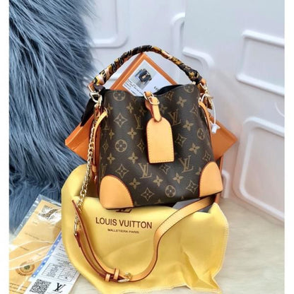 LV Bucket Sling Bag With Box Dust Bag Sling Belt