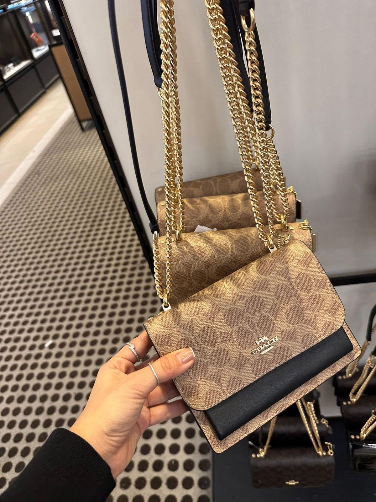CH Klare flower Crossbody In Signature Bag With OG Box &amp; Dust Bag