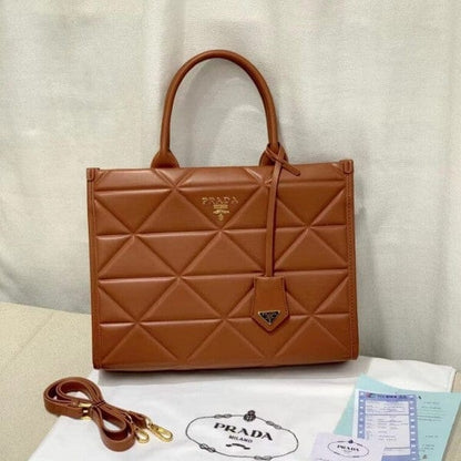 PDa leather symbole tote bag with dust cover &amp; dust bag