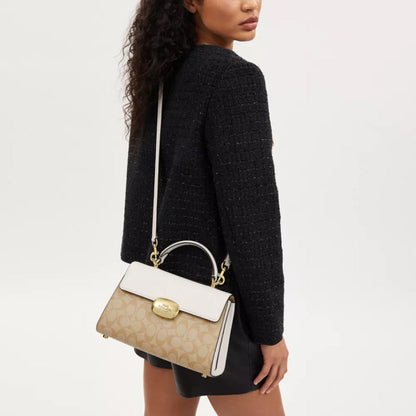 CH Eliza Top Handle In Signature Canvas
