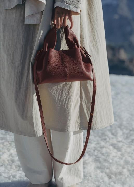 PL Numero Neuf Leather Shoulder Bag with box